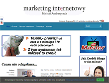 Tablet Screenshot of michalandrzejczak.pl